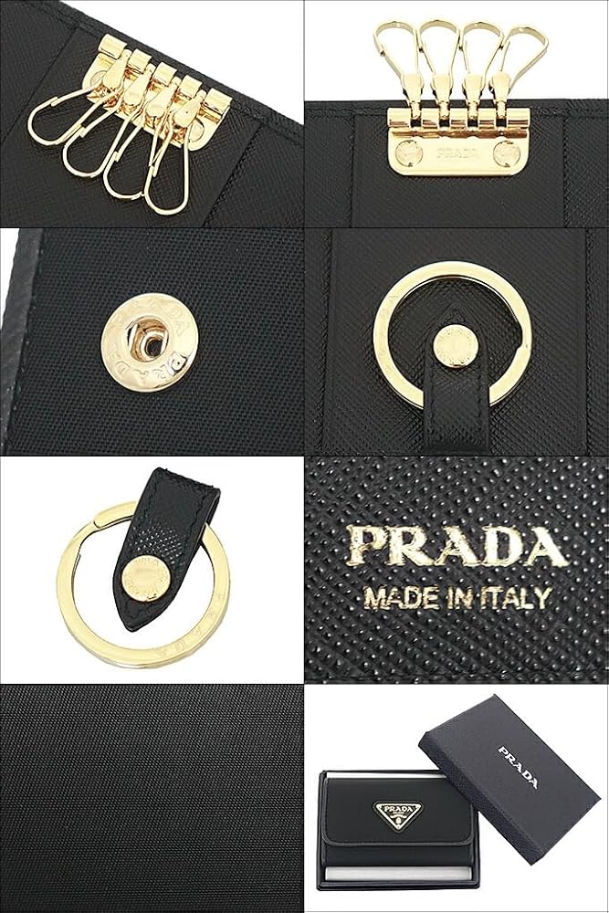 Amazon.co.jp: [Prada] [プラダ] 小物(キーケース) 1PG004 2DMI ネロ